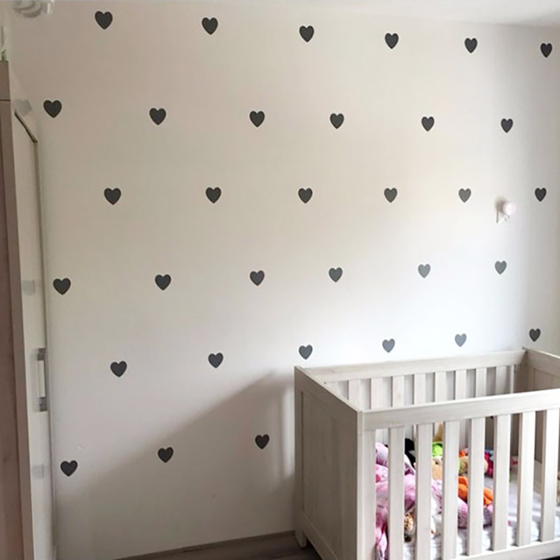 Baby Nursery Decor Girl - Hart Babykamer Decoratieve Stickers Meisje Slaapkamer