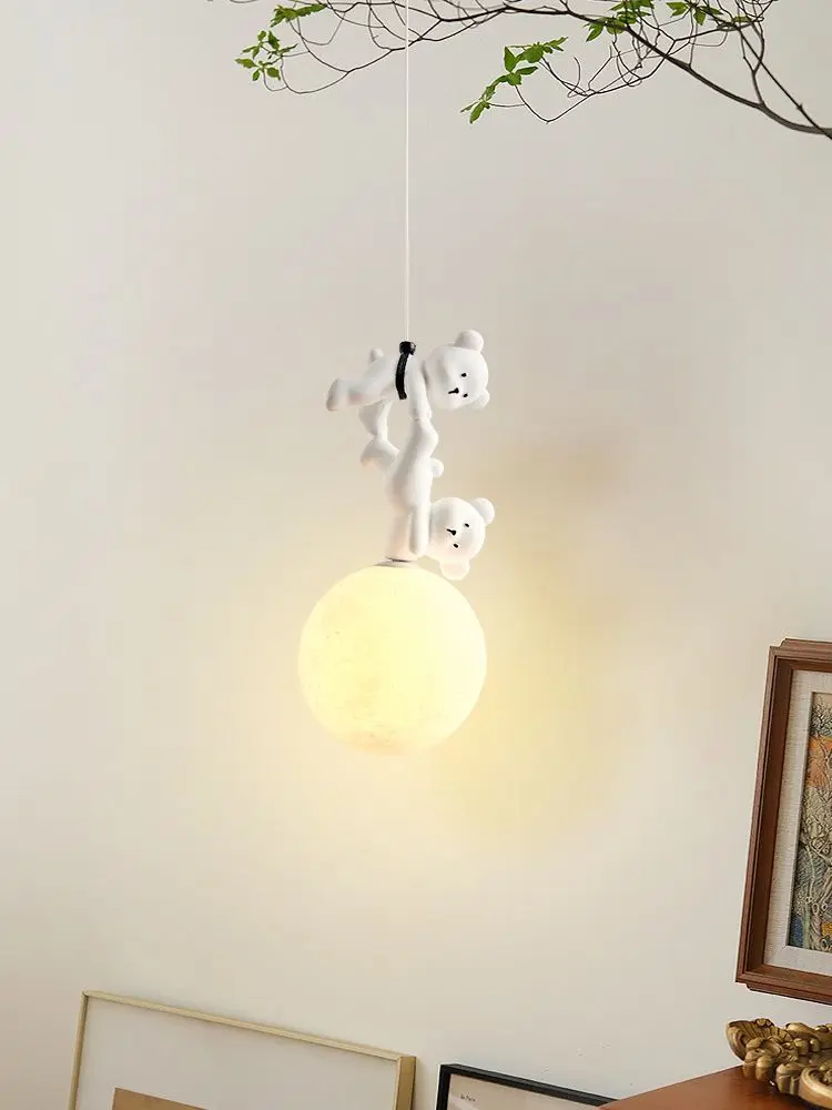 Baby Nursery Decor Girl - Beerlamp Cartoon Kinderkamer Bedside Hanglamp Hars