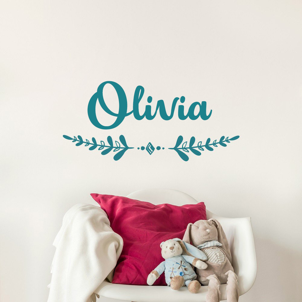 Meisje naam muur sticker Boho  - Baby Girl Nursery Quotes recensie en prijs