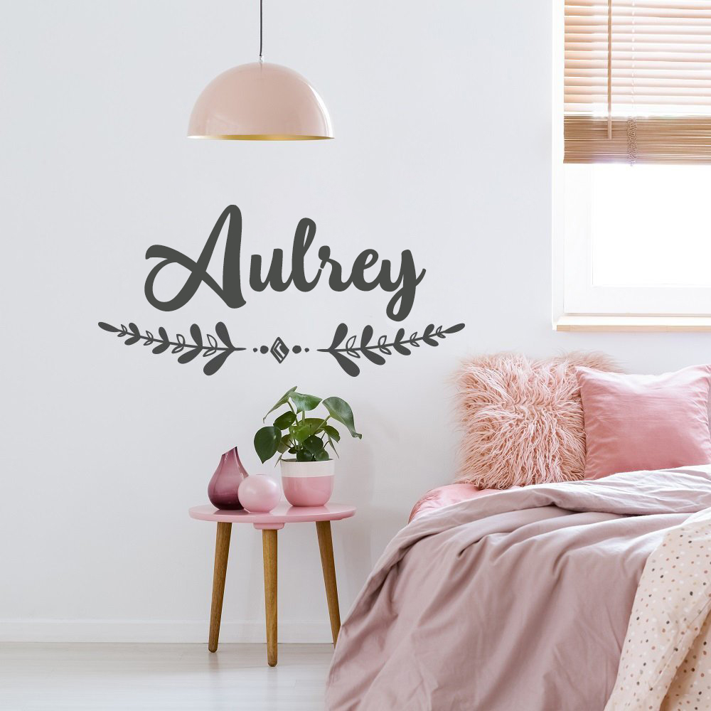 Meisje naam muur sticker Boho  - Baby Girl Nursery Quotes recensie en prijs