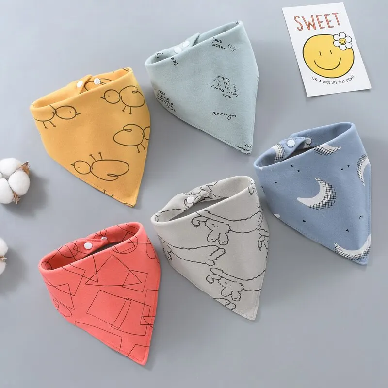 5 stks Puur Katoen Bandana Wat - Baby Nursery Boy recensie en prijs