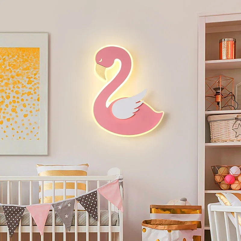 Flamingo LED-wandlamp, Scandin - Baby Nursery Light Fixture recensie en prijs